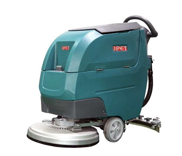 Automatic 550W 60L Floor Cleaning Machine Walk Behind Scrubber Dryer