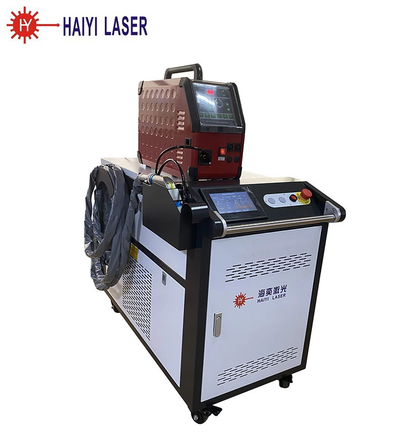 Laser Hand-Held Welding Machine 1500W Professional Welding Machine Can Weld 2mm Stainless Steel Aluminum and Other Products Without Professional Welding Without