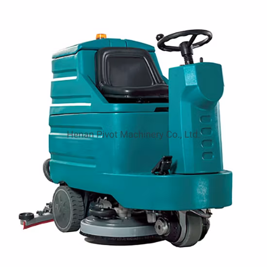 Электрическая ручная поломоечная машина с одной щеткой для супермаркета